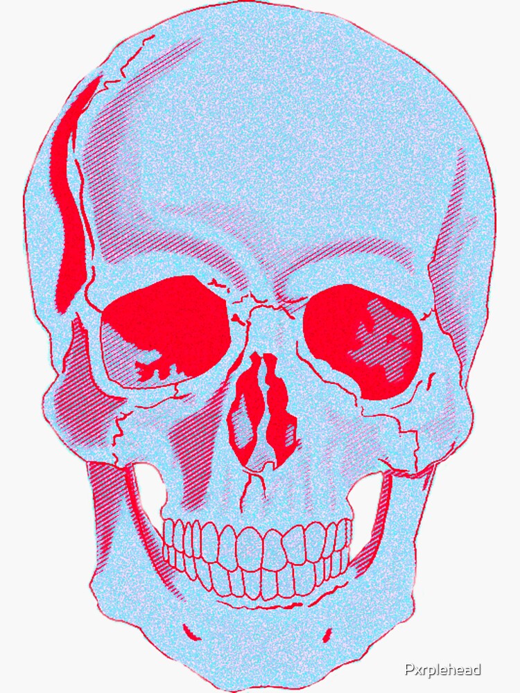 Find hd Skull Sticker - Aesthetic Grunge Stickers, HD Png Download