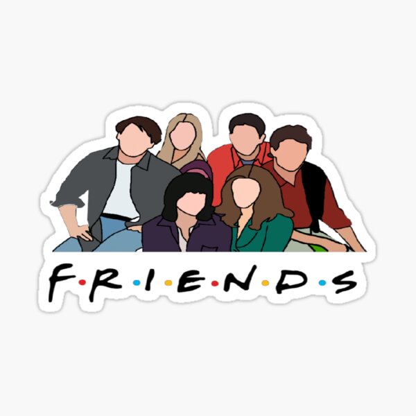 Friends Sticker for Sale by Yara .