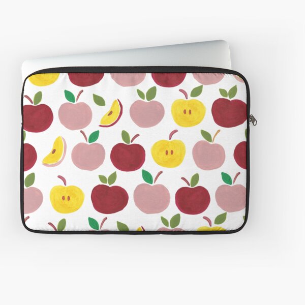 Apples Gouache Illustration Laptop Sleeve