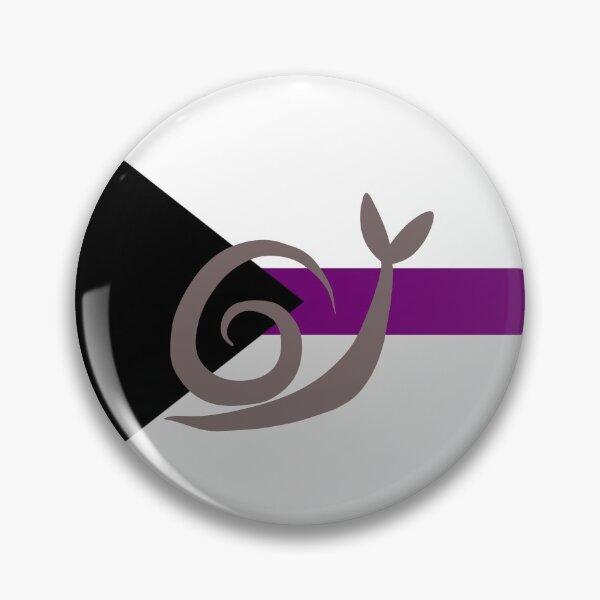 Item preview, Demisexual Minimalist Pride Snail Logo designed and sold by PrideSnails.