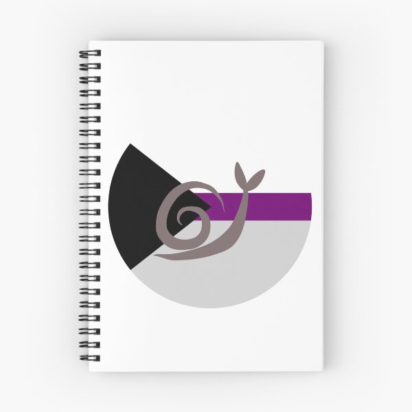 Item preview, Demisexual Minimalist Pride Snail Logo designed and sold by PrideSnails.