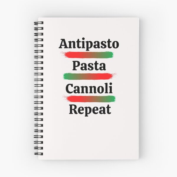Artikelvorschau, Antipasti, Pasta, Cannoli, wiederholen entworfen und verkauft von artistoutfitter.