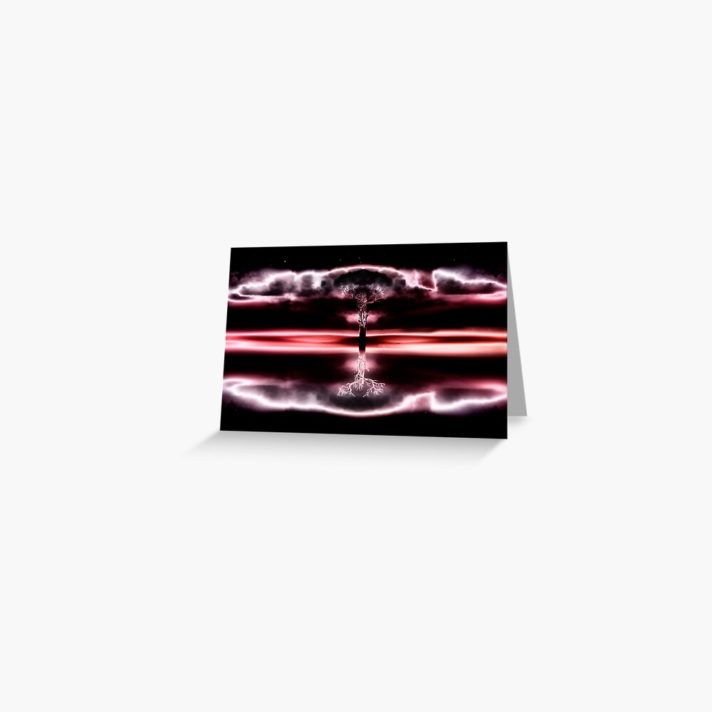 Lightning Tree Greeting Card