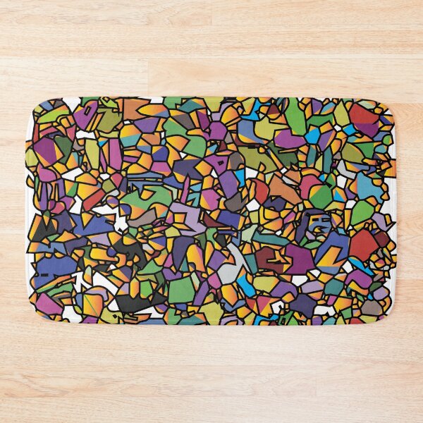 Item preview, Stained Glass Mosaic, TeresaTown at Redbubble 2020  designed and sold by Mark Stansberry.
