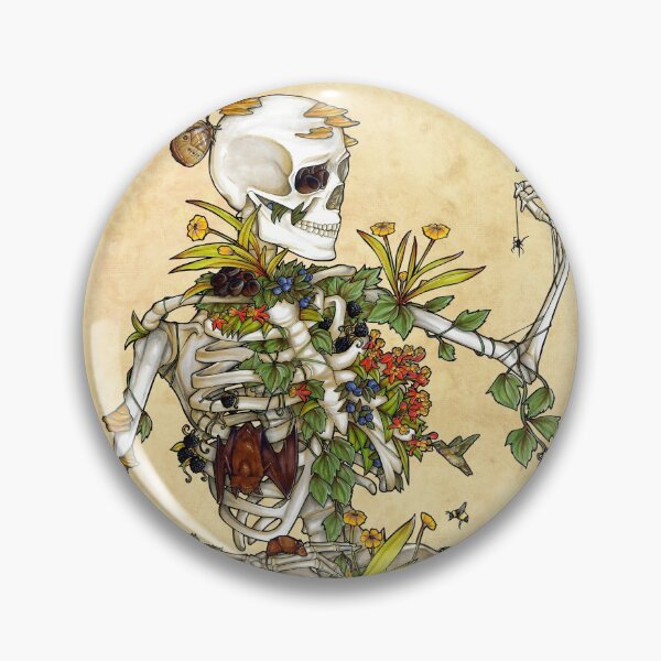 Bones and Botany Pin