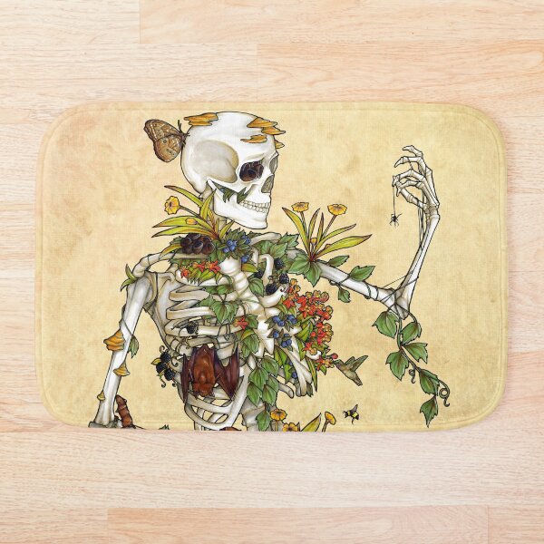Bones and Botany Bath Mat