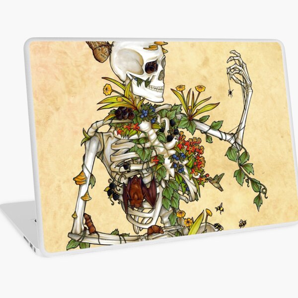 Bones and Botany Laptop Skin