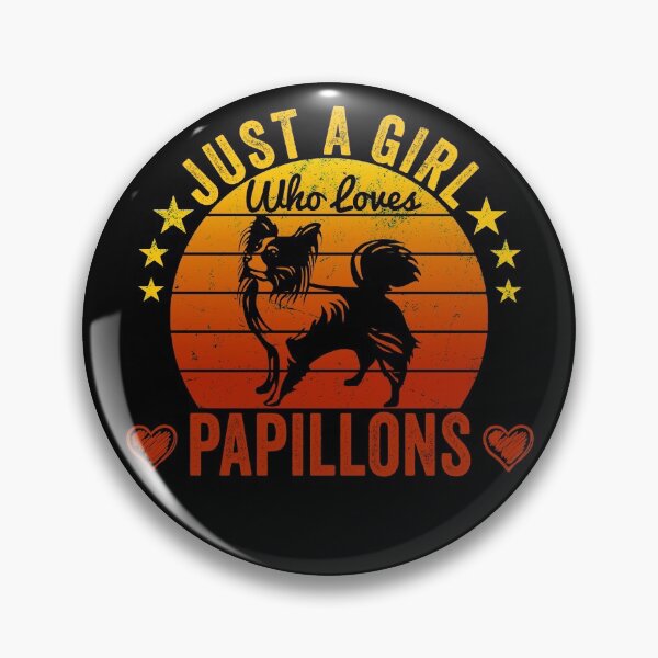 Item preview, Just A Girl Who Loves Papillons designed and sold by jonawillian.