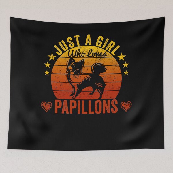 Item preview, Just A Girl Who Loves Papillons designed and sold by jonawillian.