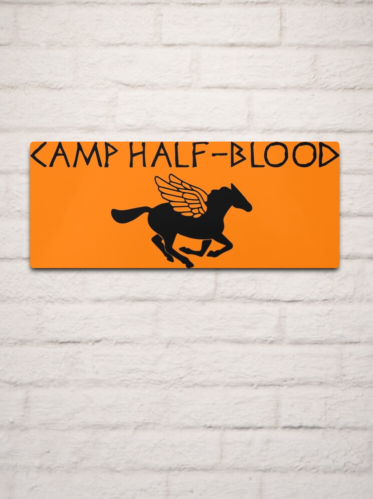 Camp Half Blood Percy Jackson Sword Logo Books Movie & TV Metal