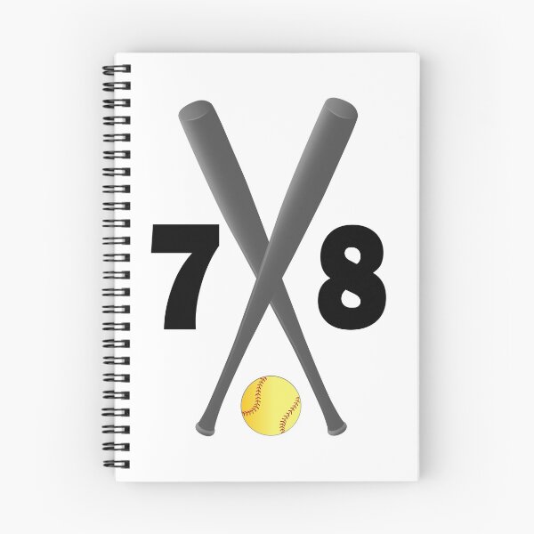 Item preview, Softball number 78 - seventy eight with bats and ball designed and sold by AllShirts21.