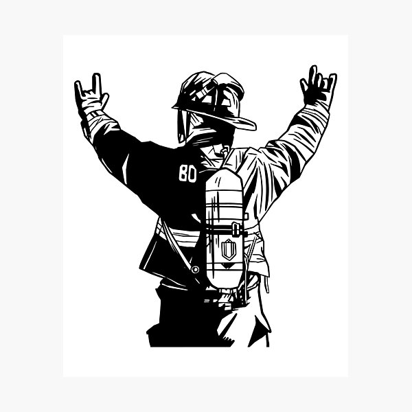 Item preview, Firefighter designed and sold by RealestDesigns.