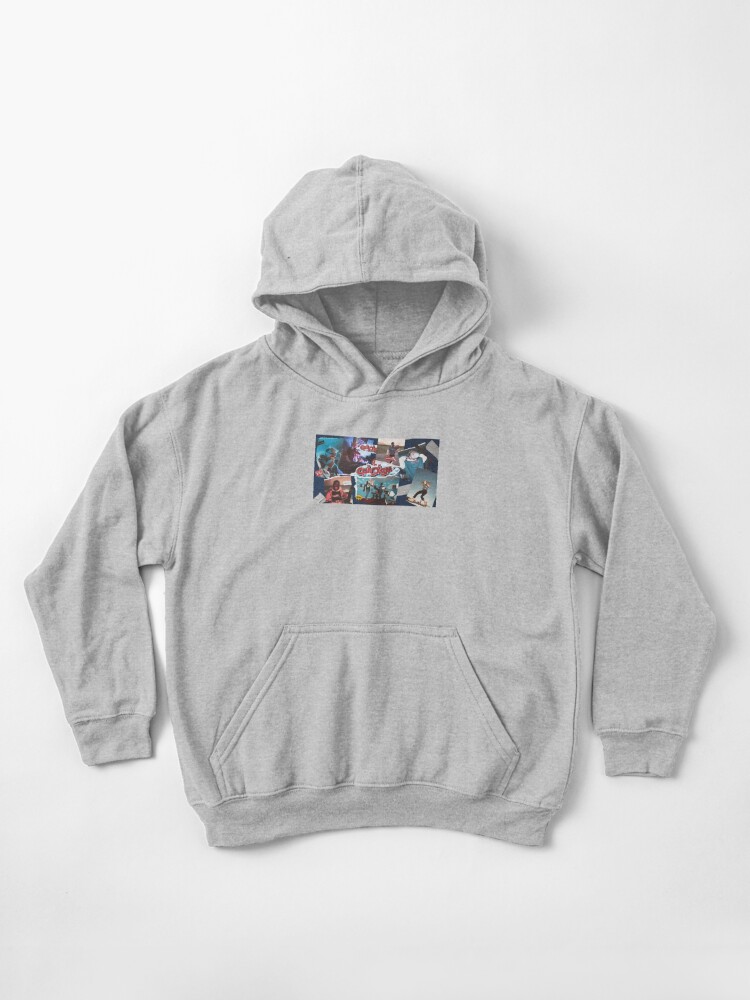 black and white childish hoodie