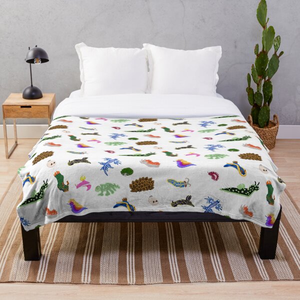 World of Nudibranchs Throw Blanket
