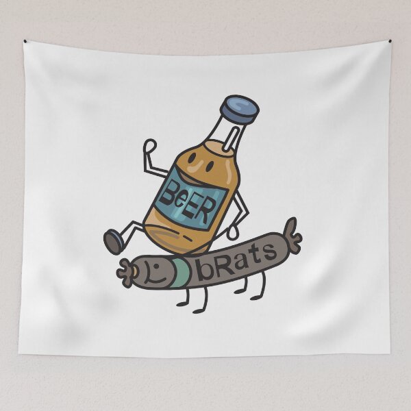 Item preview, Beer And Brats designed and sold by porter-mckeenn.
