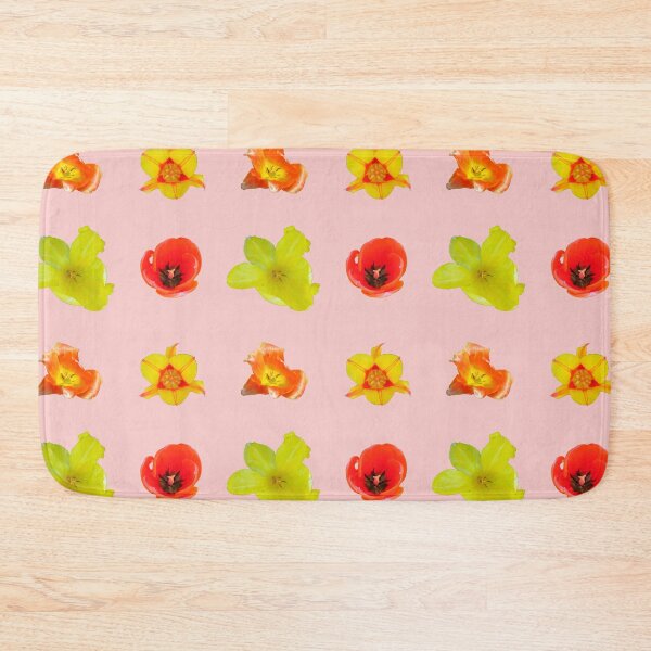 Item preview, Tulipes sur fond rose quartz designed and sold by AHELENE.
