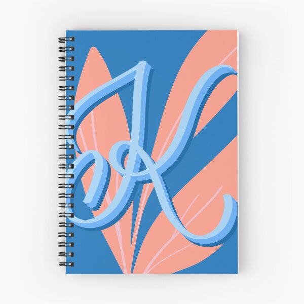Item preview, K- creative monogram scripted lettering of letter k designed and sold by Ilze Lucero.