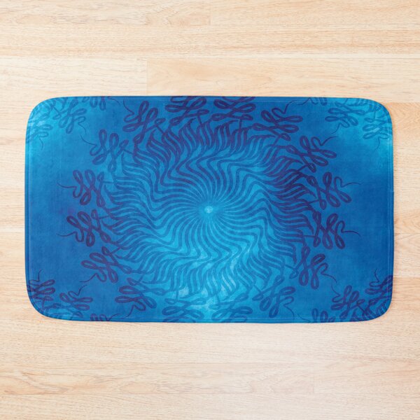 Item preview, Batik Blue Mandala Style Design designed and sold by SassAndHoney.