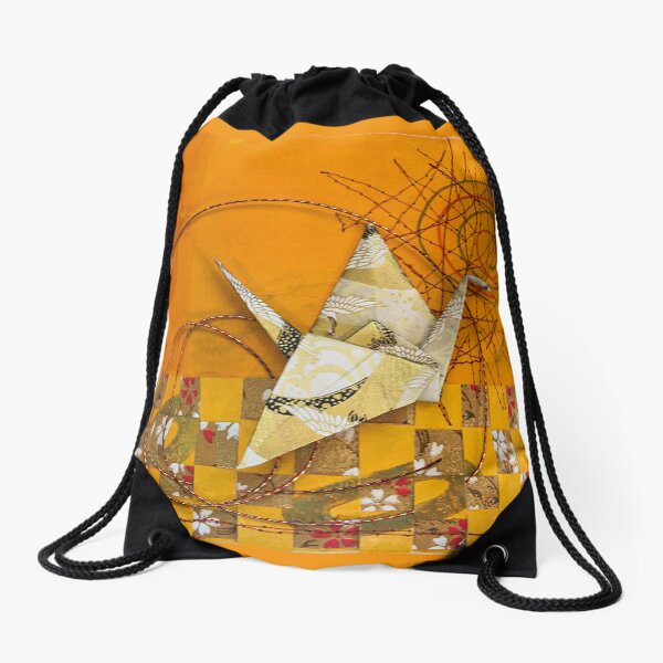 All Angels Soar Drawstring Bag