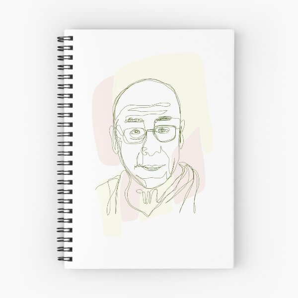 Item preview, Dalái Lama minimalist design lines drawing  designed and sold by Tropical Blood.