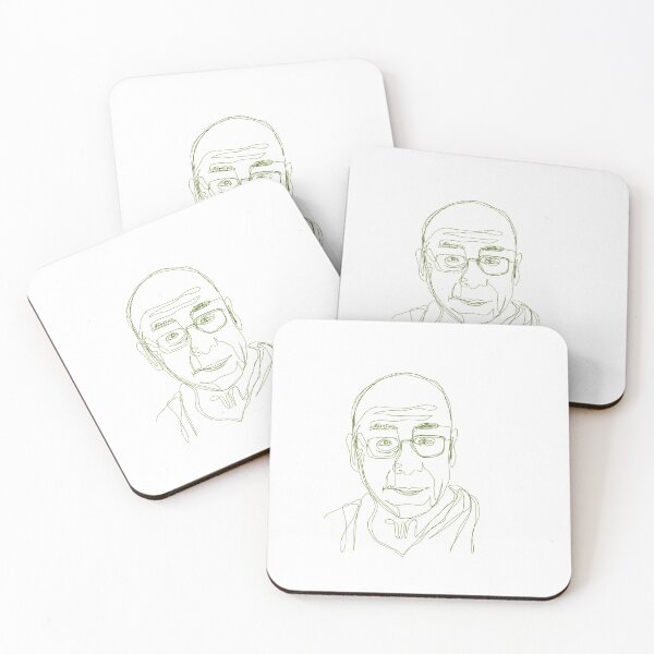 Item preview, Dalái Lama minimalist design lines drawing  designed and sold by Tropical Blood.