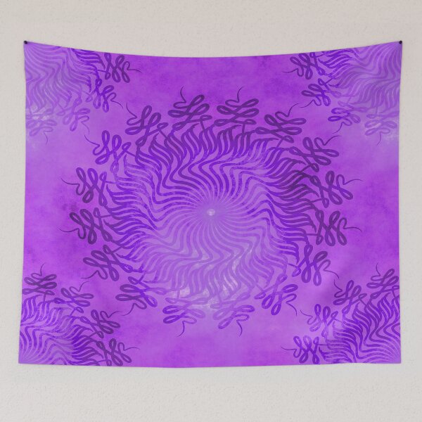 Item preview, Batik Purple Mandala Style Design designed and sold by SassAndHoney.
