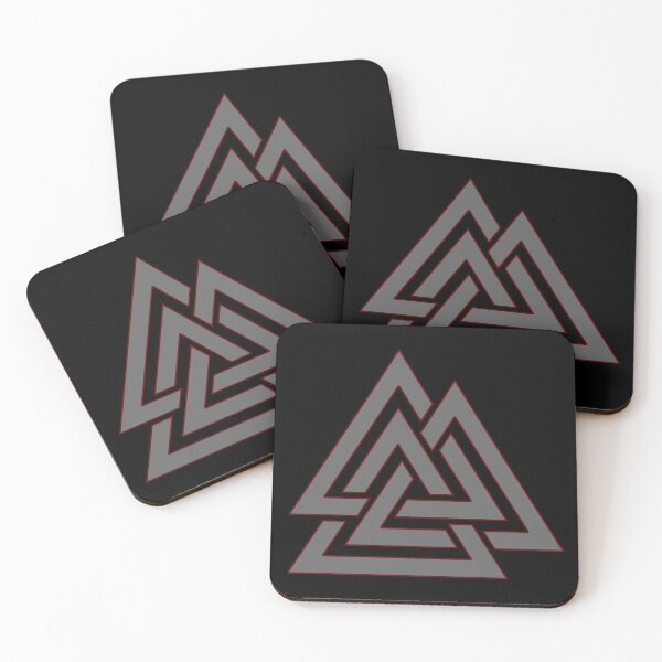 Item preview, Norse Virtues - Red on Black designed and sold by Sarinilli.