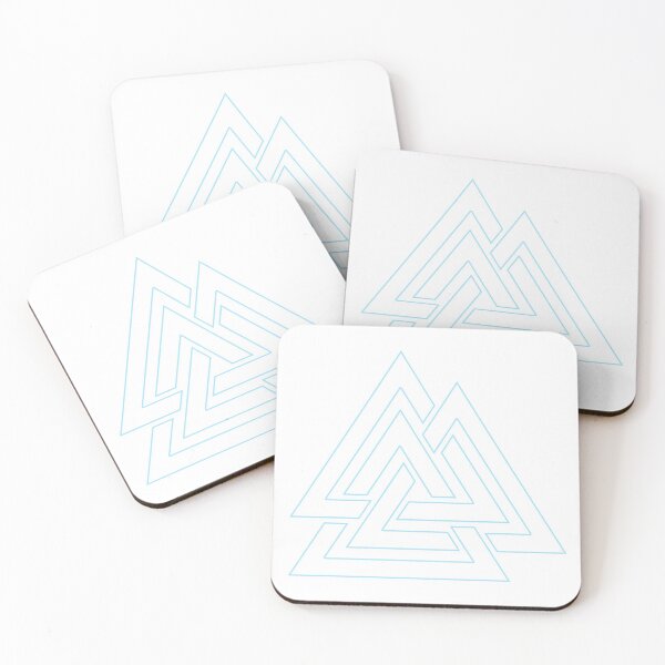 Item preview, Norse Virtues - Blue on White designed and sold by Sarinilli.