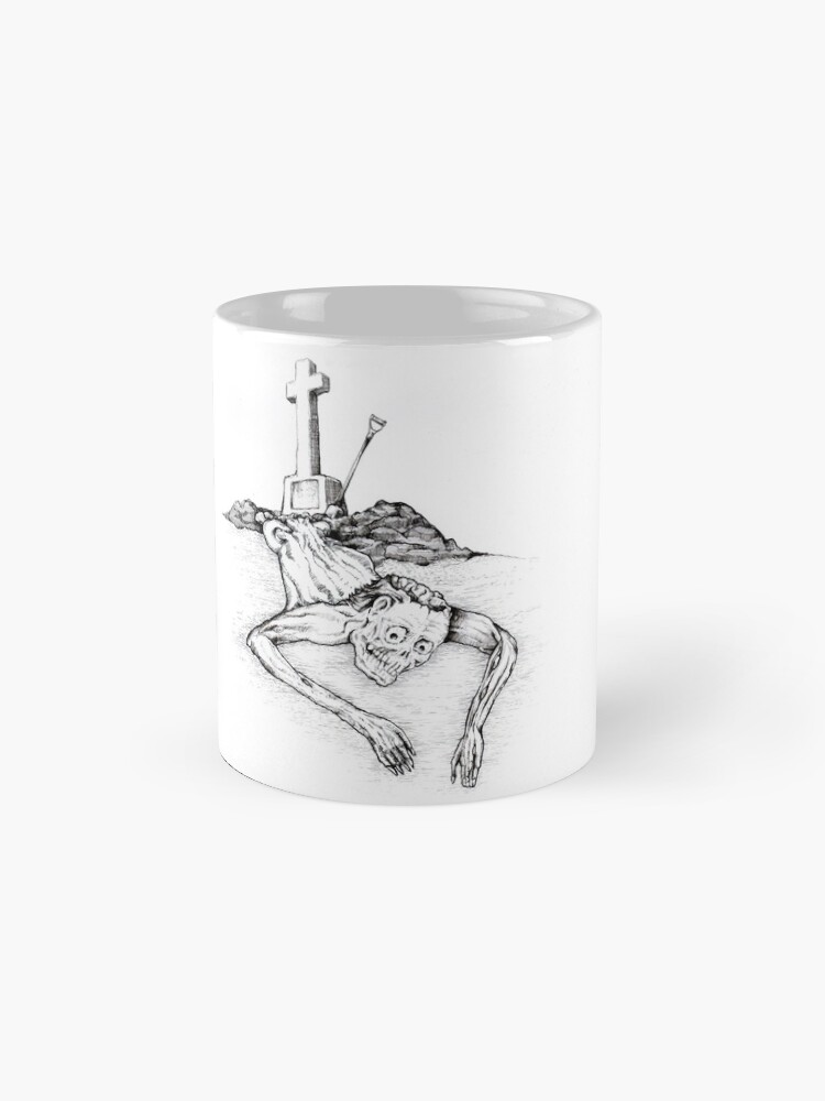 Thumbnail 4 of 6, Coffee Mug, Into the grave designed and sold by tommek.