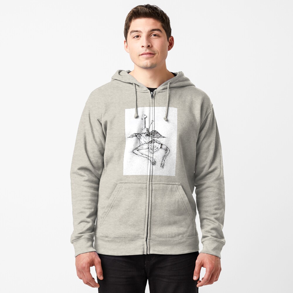 Item preview, Zipped Hoodie designed and sold by tommek.