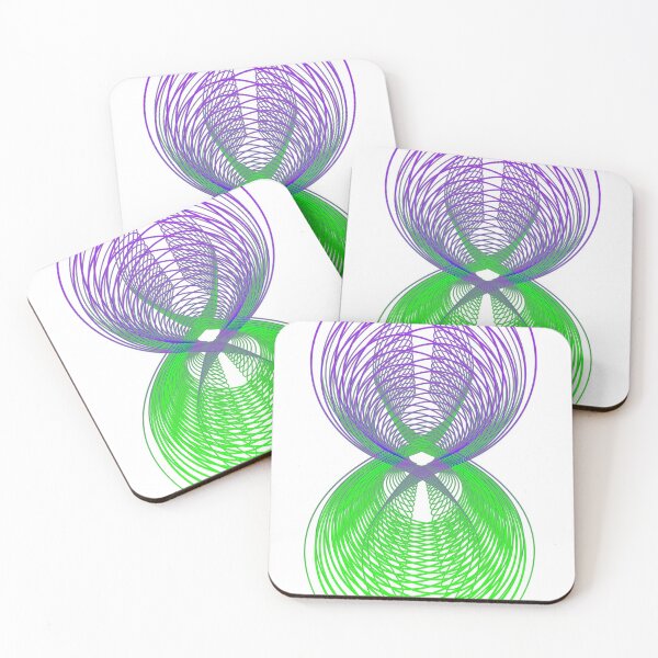 Item preview, Galaxy geometric abstract purple green designed and sold by Carolina Salazar.