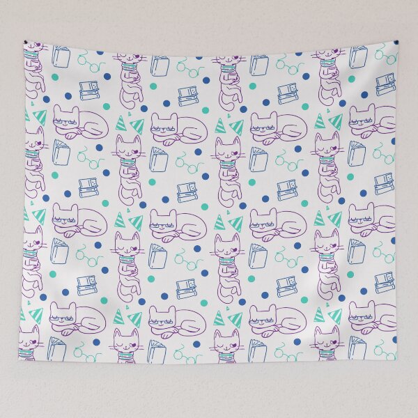 Item preview, Bookworm Cats designed and sold by KadyIllustrates.