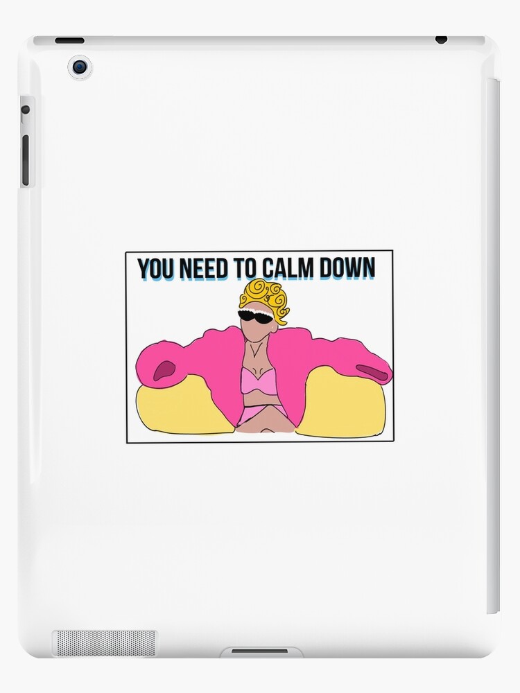 Taylor Swift you need to calm down iPad Case & Skin for Sale by  laurenflanz