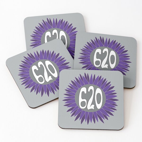 Item preview, Hand Drawn Kansas Sunflower 620 Area Code Purple designed and sold by itsrturn.