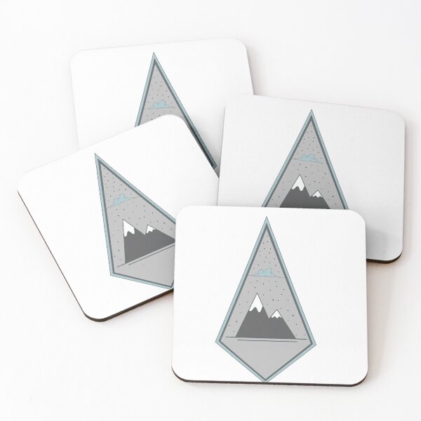 Item preview, Snow cap mountains  designed and sold by Black Lotus Tattoo Gallery.