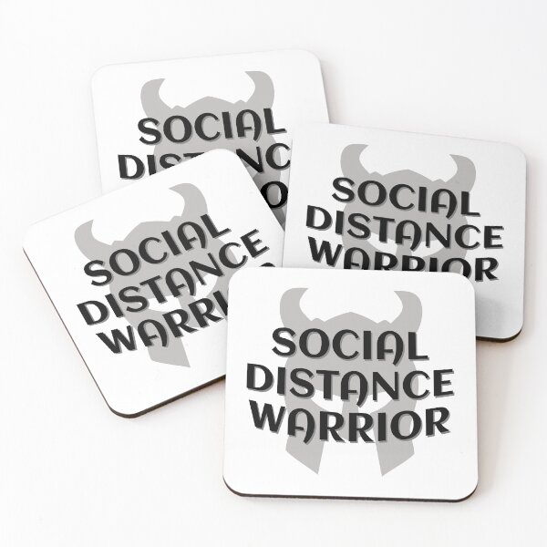 Item preview, One Social Distance Warrior - Fighting the Corona Virus designed and sold by VaDinci.
