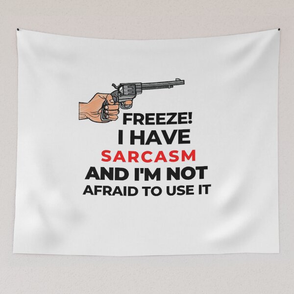 Item preview, Funny Sarcasm Gun Shirt Sarcastic Funny Smile Shirt Joke Shirt Haha Silly Funny Gift Sarcastic Happy Fun Inspirational Motivational Birthday Present  designed and sold by EpsilonEridani.