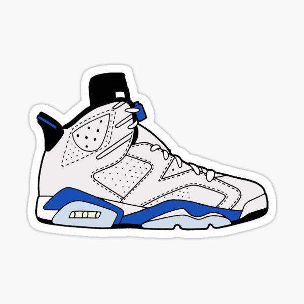 jordan 6 drawing