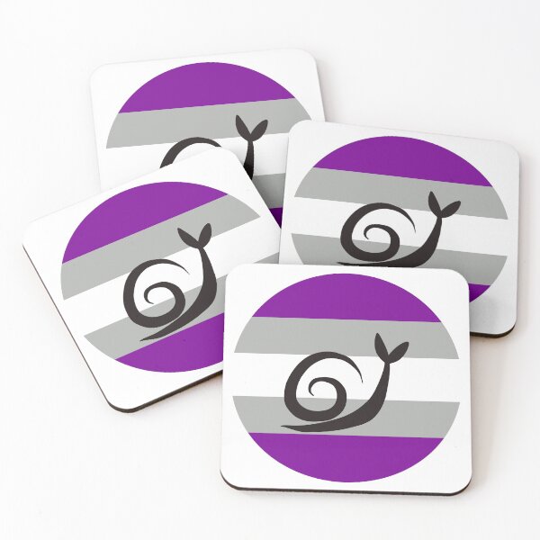 Item preview, Gray Ace Graysexual Minimalist Pride Snail Logo designed and sold by PrideSnails.