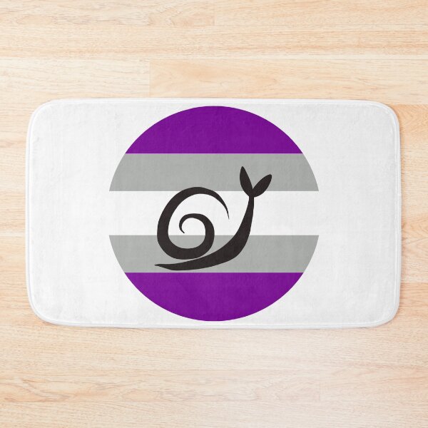 Item preview, Gray Ace Graysexual Minimalist Pride Snail Logo designed and sold by PrideSnails.