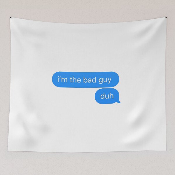 Item preview, Bad Guy Sticker designed and sold by Hallie Walker.