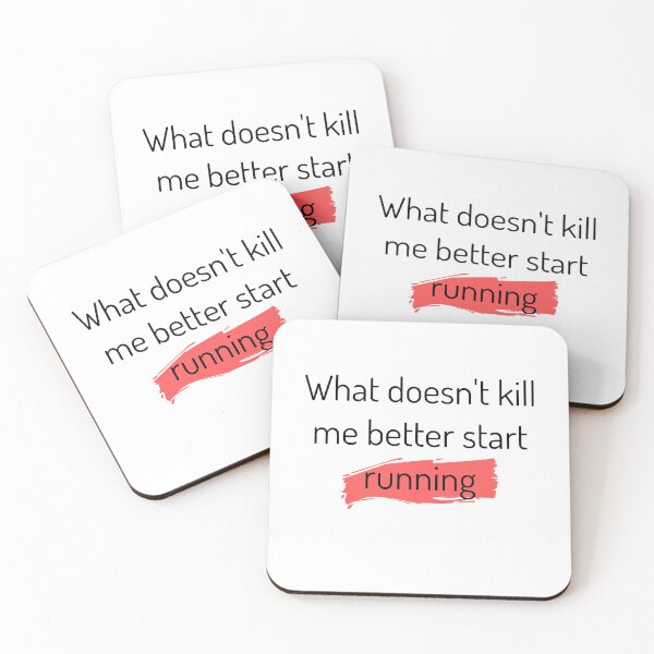 Item preview, Better Start Running small text designed and sold by anneth0184.