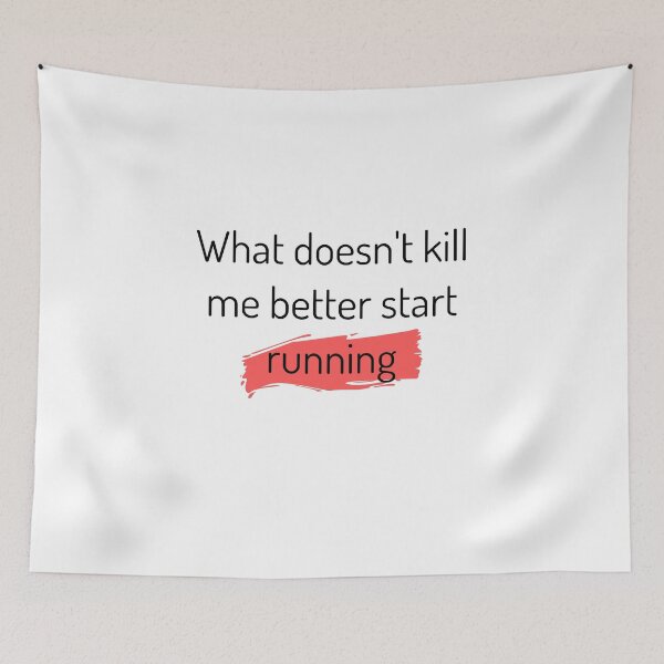 Item preview, Better Start Running small text designed and sold by anneth0184.