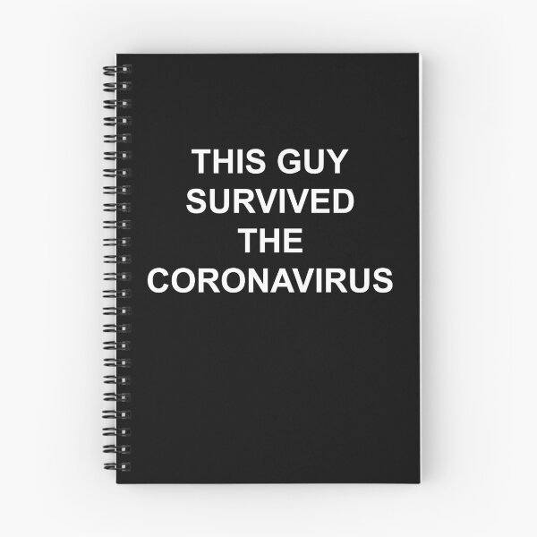 Item preview, I survived corona-virus t shirt designed and sold by thehafdesigner.