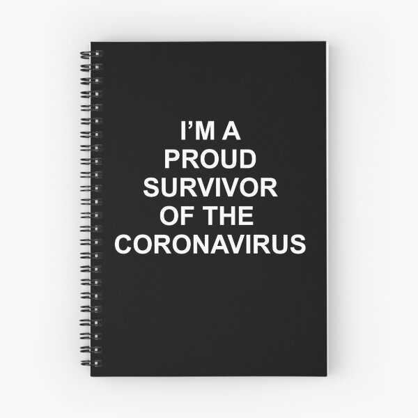 Item preview, I'M A PROUD SURVIVOR OF THE CORONAVIRUS t shirt designed and sold by thehafdesigner.