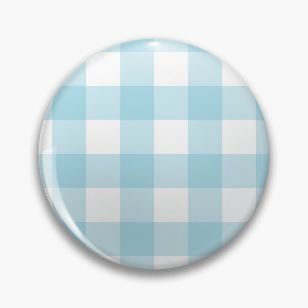 Item preview, Faded Blue Gingham Pattern (Large Wide Print) designed and sold by somewhereartsy.