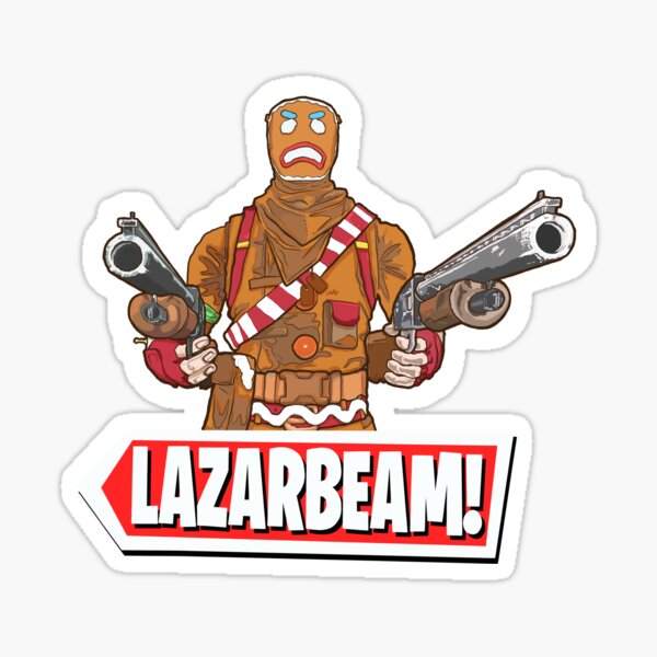 Lazarbeam Gingy Stickers Redbubble - lazarbeam gingerbread roblox