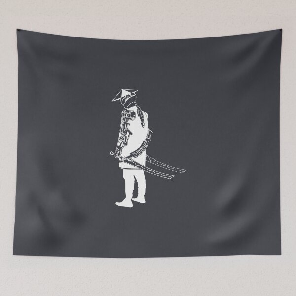 Item preview, sci fi tech samurai silhouette designed and sold by sami123456.