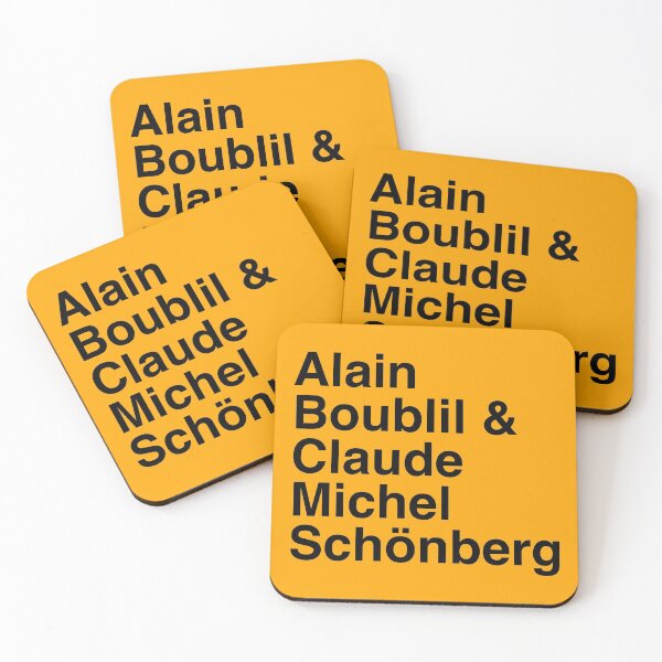Item preview, Alain Boublil and Claude-Michel Schönberg designed and sold by byebyesally.