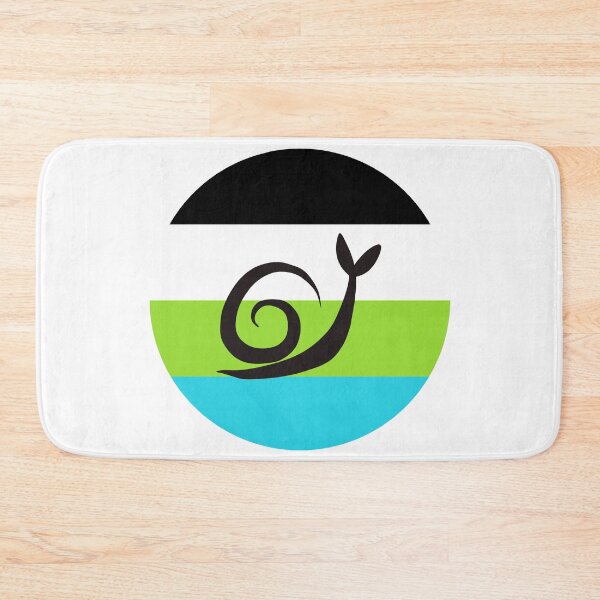 Aperçu de l'œuvre Logo d'escargot fierté minimaliste créée et vendue par PrideSnails.